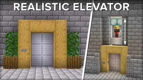 minecraft simple elevator|elevator block in minecraft.